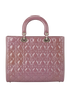Lady Dior Cannage, &pound;1,500, Handbags, Purple, Patent Leather, Back view